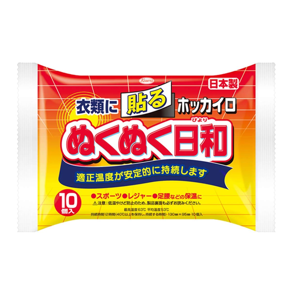 【まとめ買い】ホッカイロ　ぬくぬく日和　貼るレギュラー１０個 容量10個×24点セット 興和 カイロ