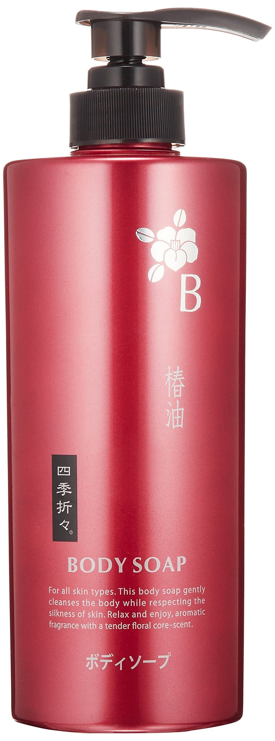 【まとめ買い】四季折々　椿油ボディソープ 容量600ML×16点セット 熊野油脂 ボディソープ