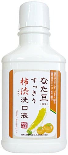 【まとめ買い】なた豆すっきり柿渋洗口液 容量500ML×24点セット 三和通商 マウスウォッシュ