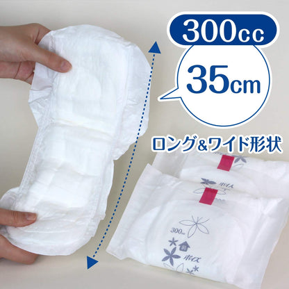 【まとめ買い】ポイズパッド　超吸収ワイド　女性用　１２枚 容量12枚×9点セット 日本製紙クレシア 介護用品
