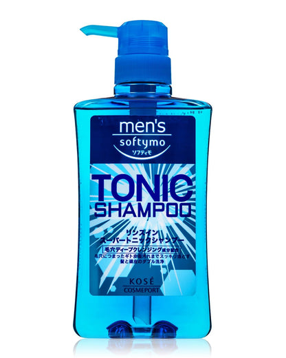 【まとめ買い】メンズ ソフティモ リンスイン スーパートニックシャンプー 容量550ML×12点セットコーセーコスメポート シャンプー