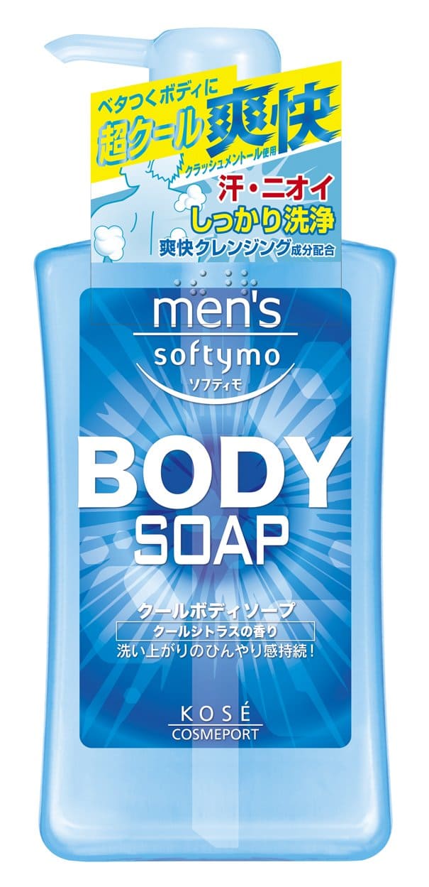 【まとめ買い】メンズソフティモクールボディソープ５５０ＭＬ 容量550ML×12点セット コーセーコスメポート ボディソープ
