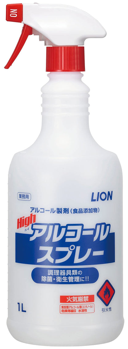 【まとめ買い】ハイアルコールスプレー 1000ｍｌ容量1L×6点セット ライオンハイジーン 消毒用アルコール