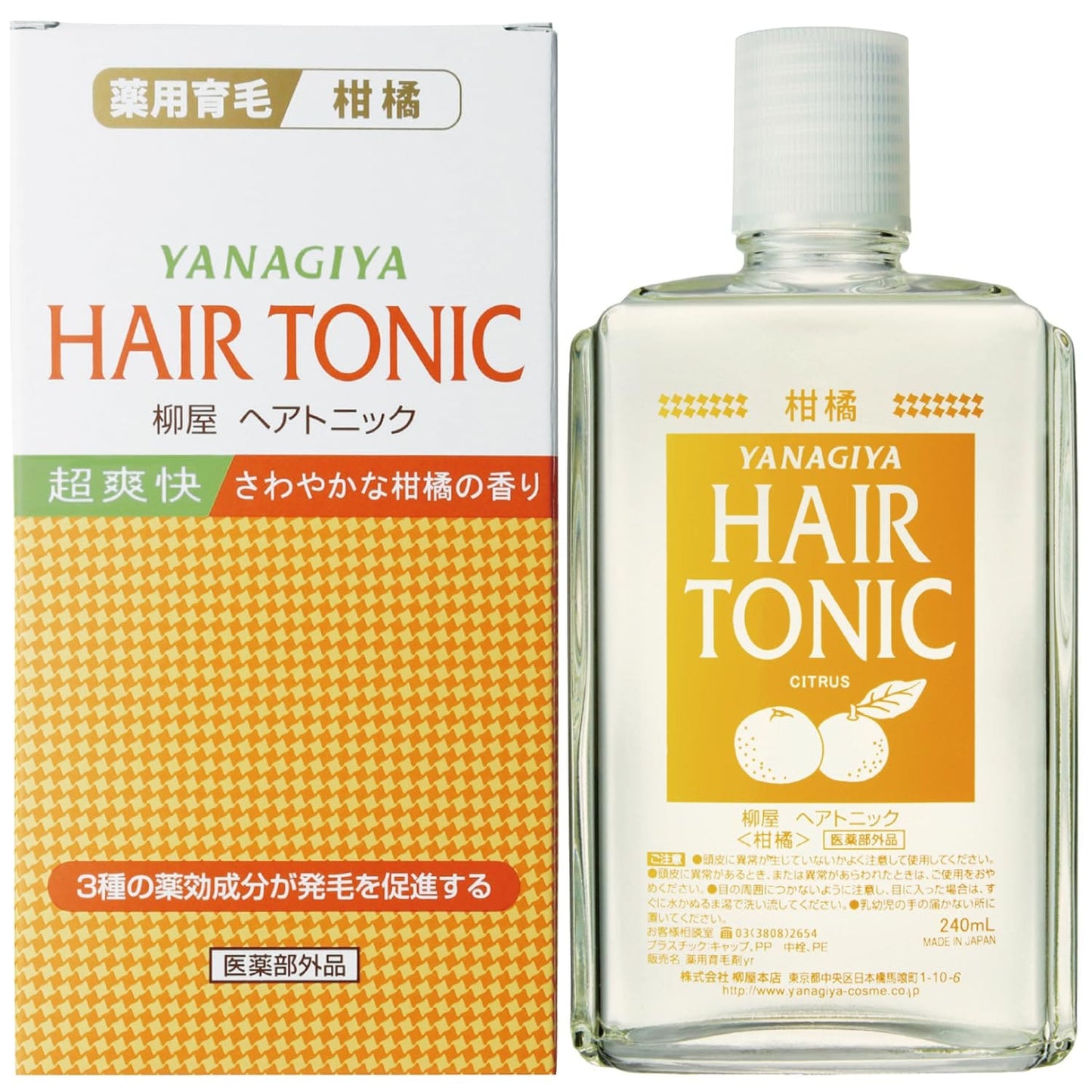 【まとめ買い】柳屋　ヘアトニック　柑橘 容量240ML×18点セット 柳屋本店 育毛剤・養毛剤