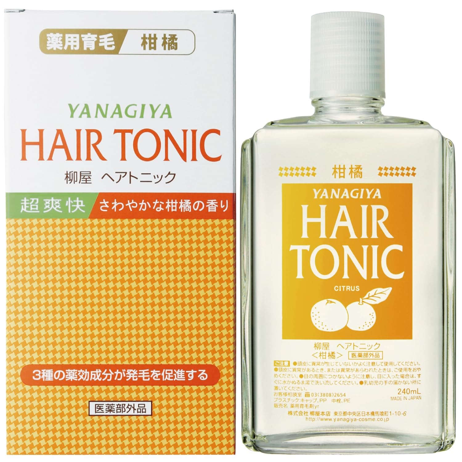 【まとめ買い】柳屋　ヘアトニック　柑橘 容量240ML×18点セット 柳屋本店 育毛剤・養毛剤