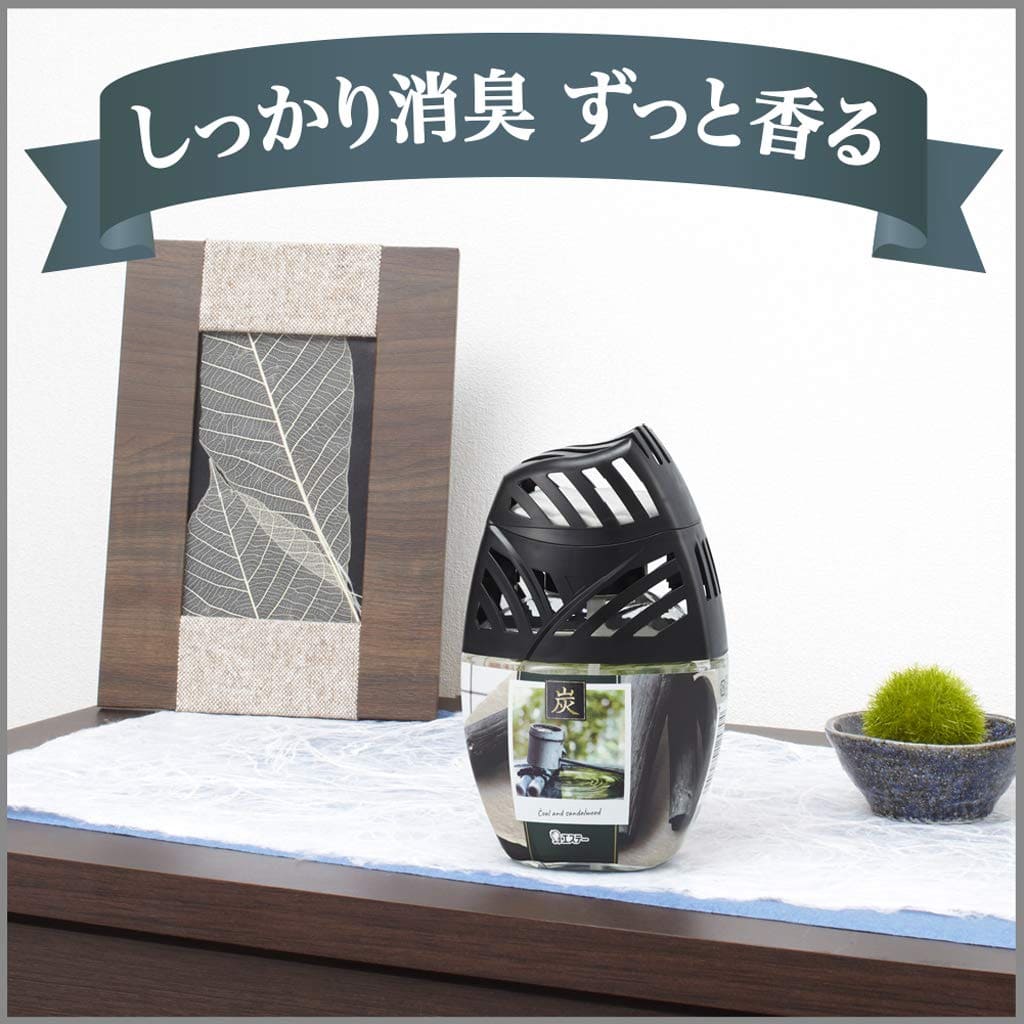 【まとめ買い】玄関・リビング用消臭力　炭と白檀の香り 容量400ML×18点セット エステー 芳香剤・部屋用