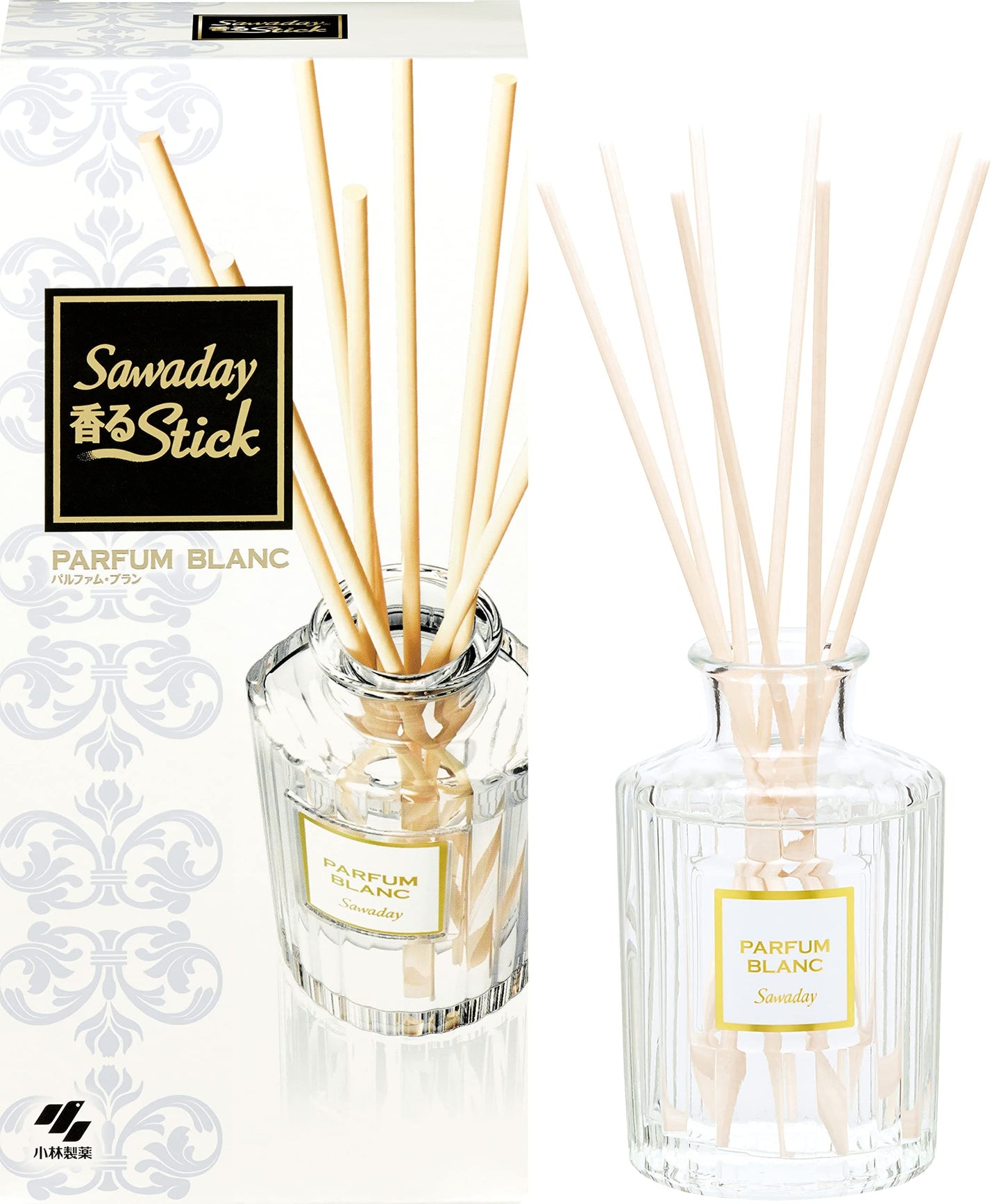【まとめ買い】サワデー香るStick　パルファムブラン 容量70ML×21点セット 小林製薬 芳香剤・部屋用