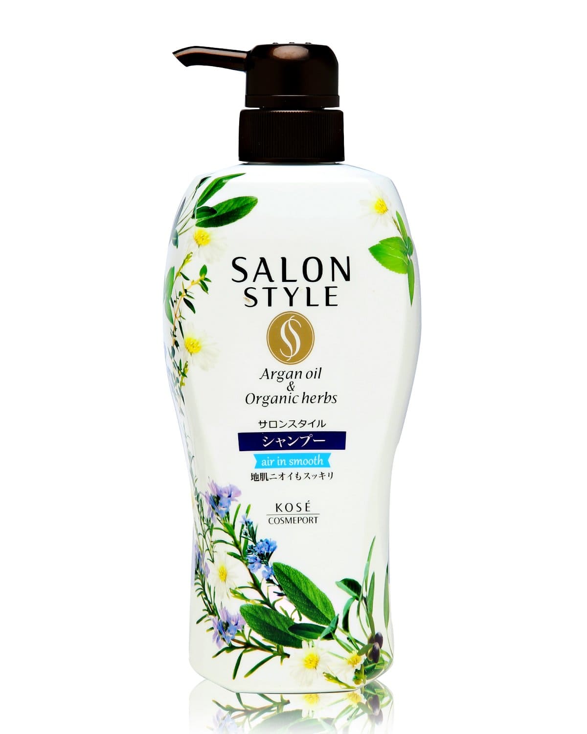 【まとめ買い】サロンスタイル　　シャンプー　　（エアインスムース） 容量500ml×12点セット コーセーコスメポート シャンプー