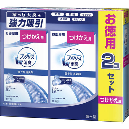【まとめ買い】置き型ファブリーズ　さわやかスカイシャワーの香り　つけかえ用 容量2個×12点セット Ｐ＆Ｇ 芳香剤・部屋用
