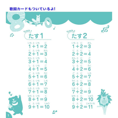 七田式 学習ソング たしざん九九のうた CD＆たしざんチャートつき