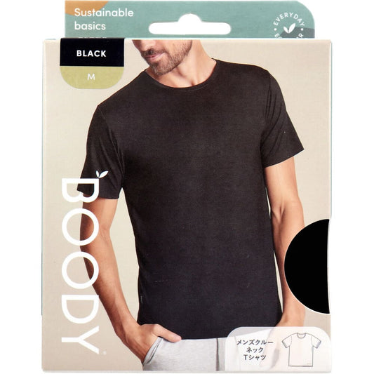 BOODY メンズ クルーネックＴシャツ Mサイズ ブラック
