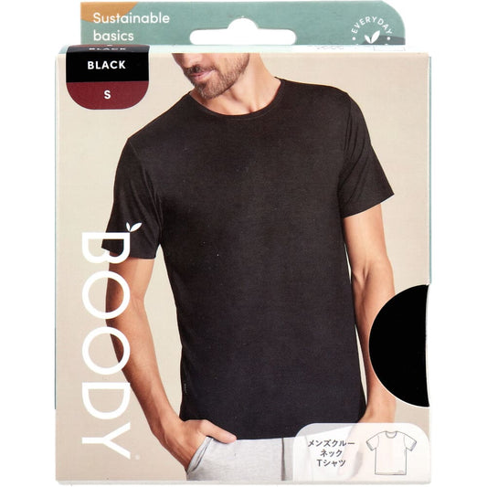 BOODY メンズ クルーネックＴシャツ Sサイズ ブラック
