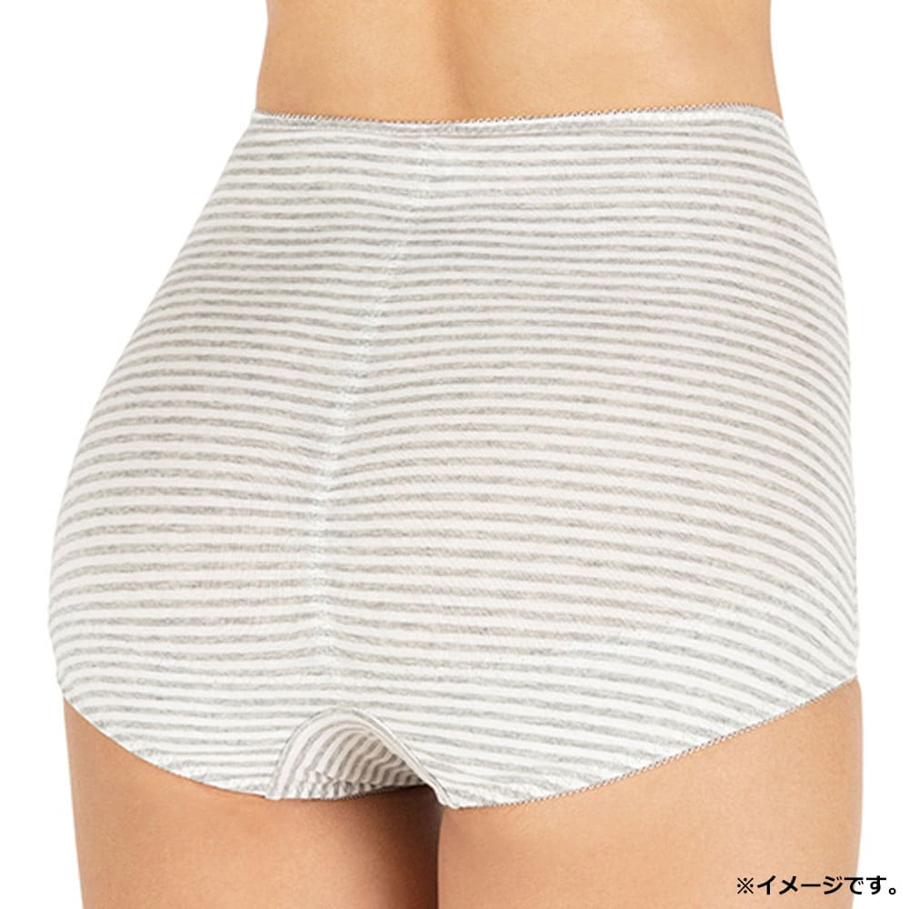 ピジョン 産後はくだけ おなか+ヒップすっきりショーツ グレー&ブラック Lサイズ 2枚組