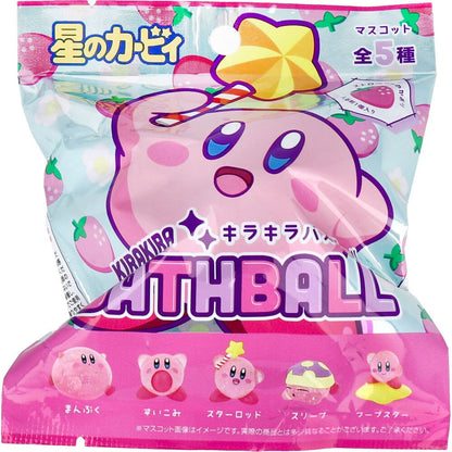 星のカービィキラキラバスボール ストロベリーの香り 75g　1回分