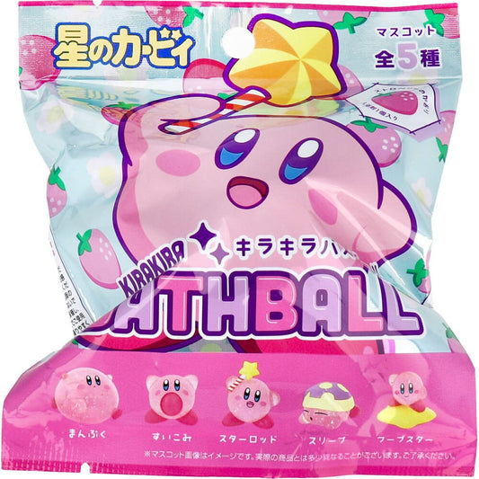 星のカービィキラキラバスボール ストロベリーの香り 75g　1回分