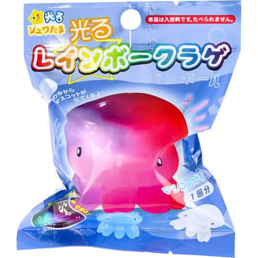 光るレインボークラゲバスボール2 マリンのかおり 75g 1回分