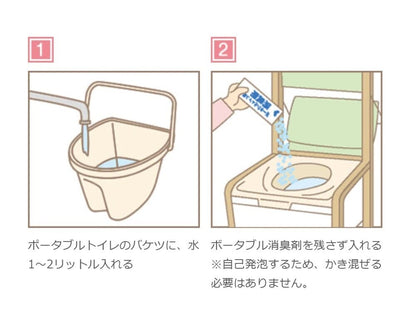 ピジョン　ハビナース　ポータブルトイレ用消臭剤　顆粒タイプ　２０包