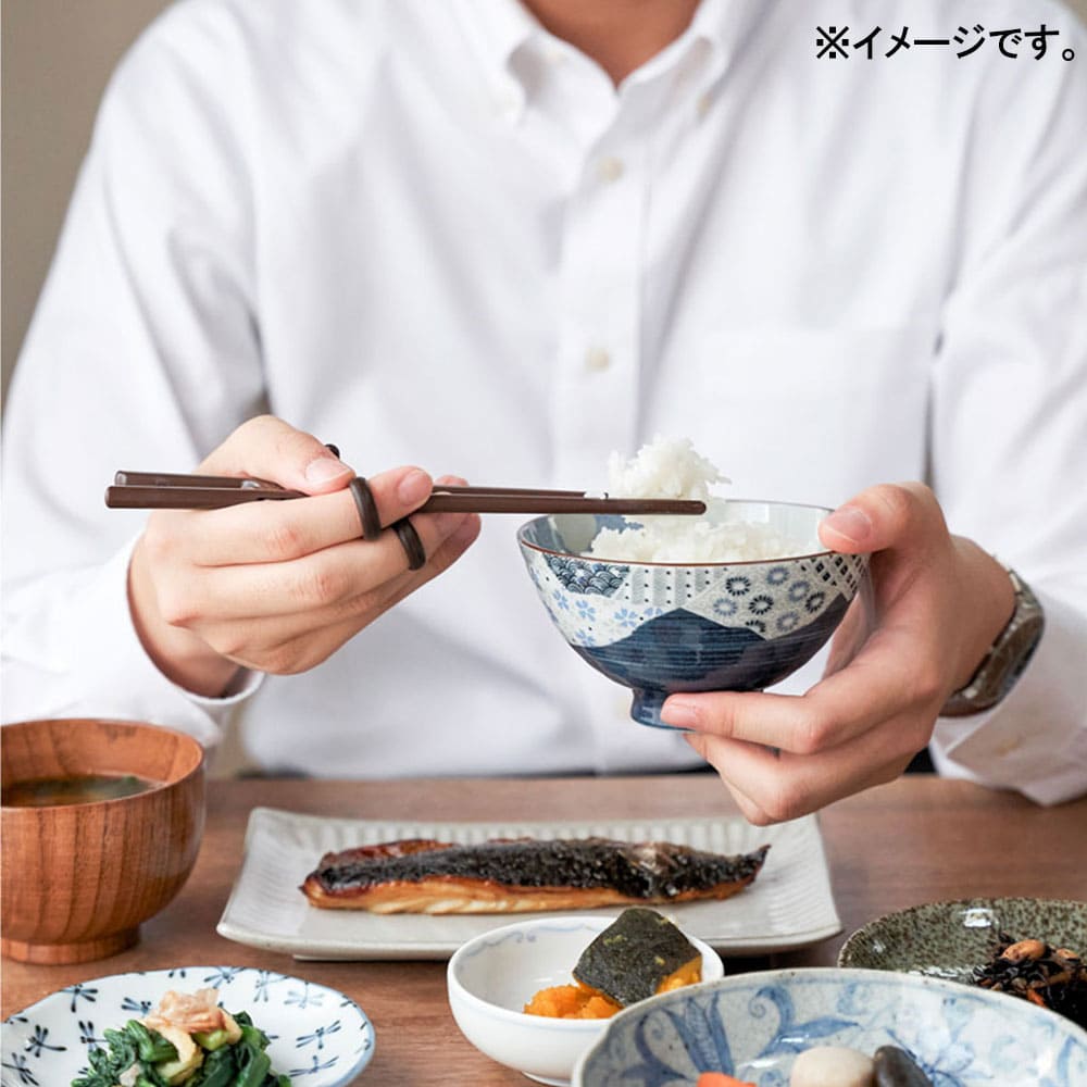 エジソンのお箸3 ダークブラウン 左手用