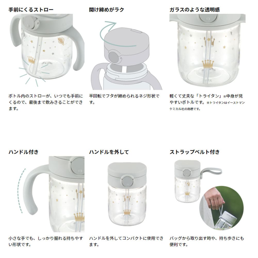 リッチェル アスター おうちおでかけスタートセット ライトグレー