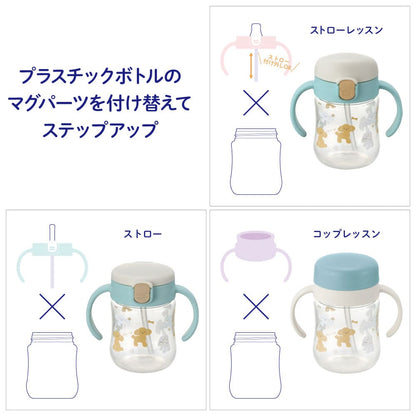リッチェル トライ ステップアップマグセット プレミアムSDライトグレー