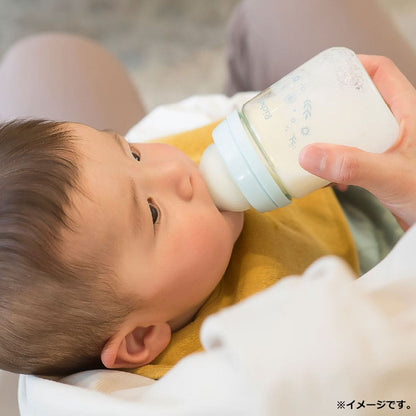 リッチェル はなえみ ガラス哺乳びん 0カ月頃から Sサイズ 160mL