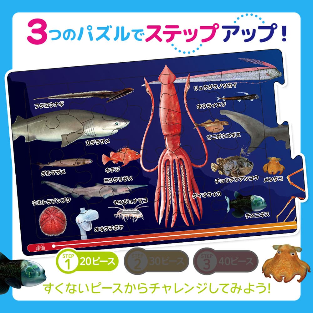 つなげるパズル図鑑 海のいきもの 1セット