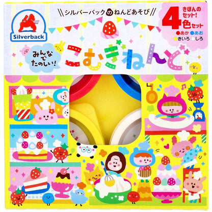 みんなでたのしい！ こむぎねんど 4色セット
