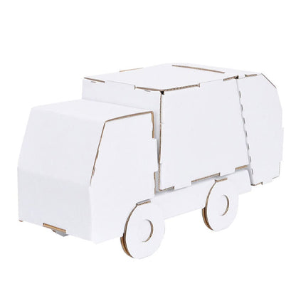 hacomo のりものシリーズ ゴミ収集車 ダンボール工作キット