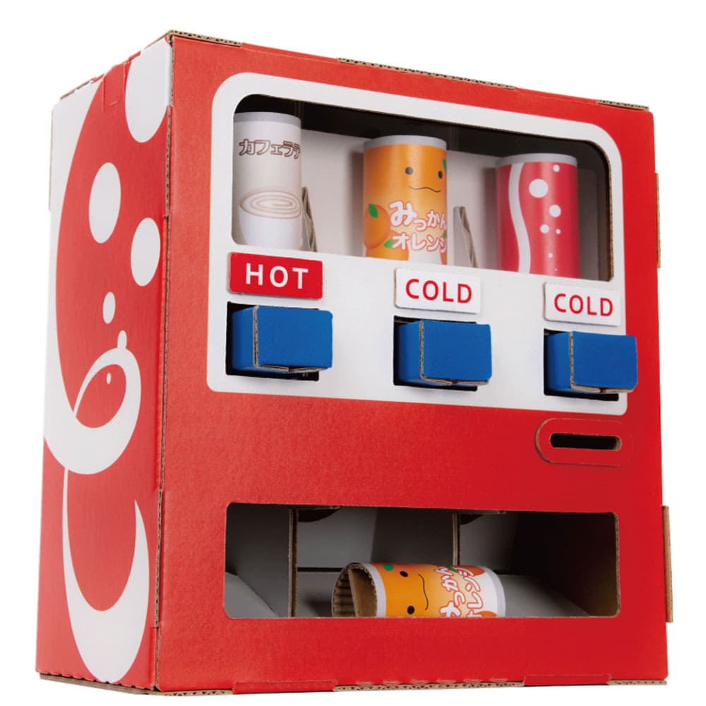 hacomo WOW ダンボールで遊ぼう！ 自動販売機 ダンボール工作キット