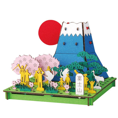 hacomo PUSUPUSU 富士山 ダンボール工作キット