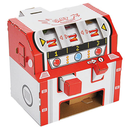 hacomo WOW ダンボールで遊ぼう！ スロットマシーン ダンボール工作キット