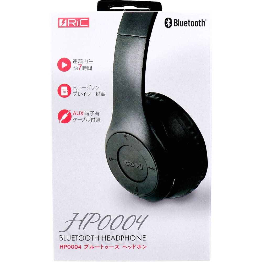 RiC Bluetoothヘッドホン ブラック HP0004BK