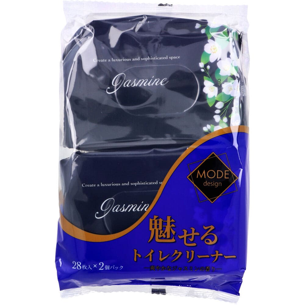 魅せるトイレクリーナー ジャスミンの香り 28枚入×2個パック×30個【ケース販売】