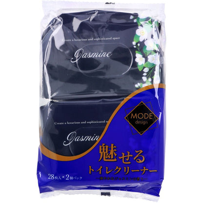 魅せるトイレクリーナー ジャスミンの香り 28枚入×2個パック×30個【ケース販売】