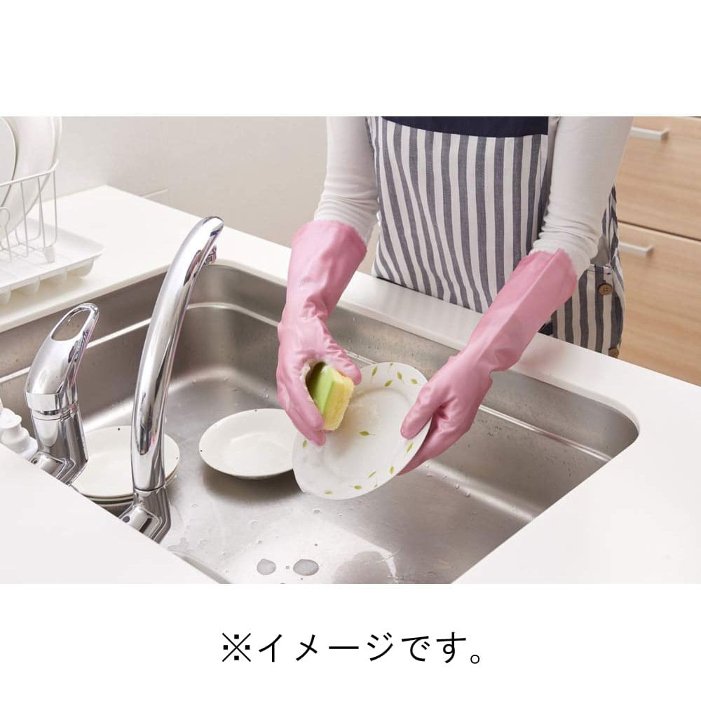 ショーワ ナイスハンド さらっとタッチ セミロング パールピンク Mサイズ