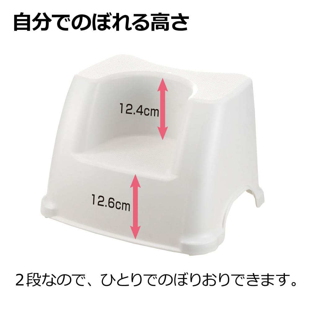 リッチェル トイレサポートステップホワイト