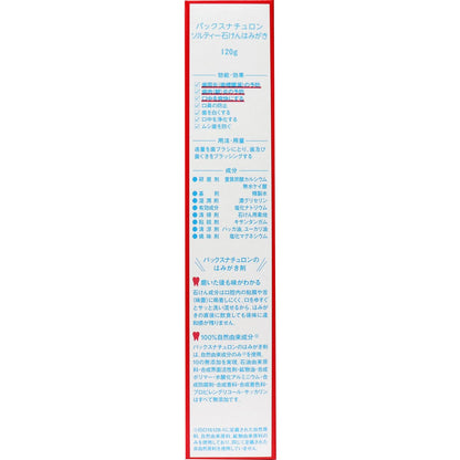 パックスナチュロン 薬用ソルティー石けんはみがき 120g