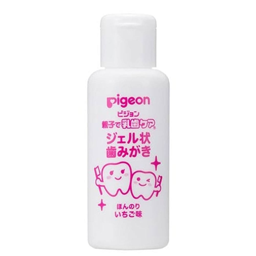 ピジョン 親子で乳歯ケア ジェル状歯みがき いちご味 ４０ｍＬ