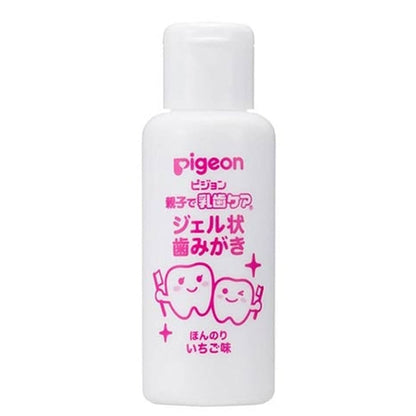 ピジョン 親子で乳歯ケア ジェル状歯みがき いちご味 ４０ｍＬ