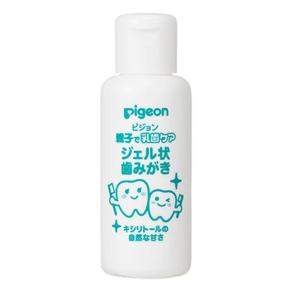 ピジョン 親子で乳歯ケア ジェル状歯みがき キシリトールの自然な甘さ 40mL