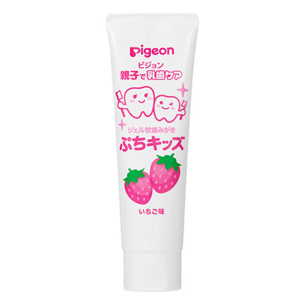 ピジョン　親子で乳歯ケア　ジェル状歯みがき　ぷちキッズ　いちご味　５０ｇ