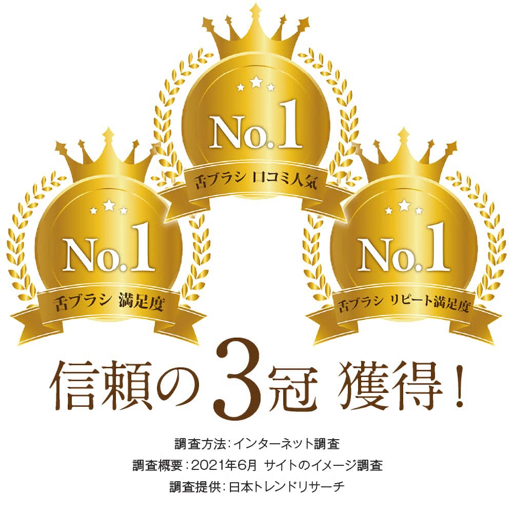 舌ブラシ　Ｗ-１　両面タイプ　ブルー