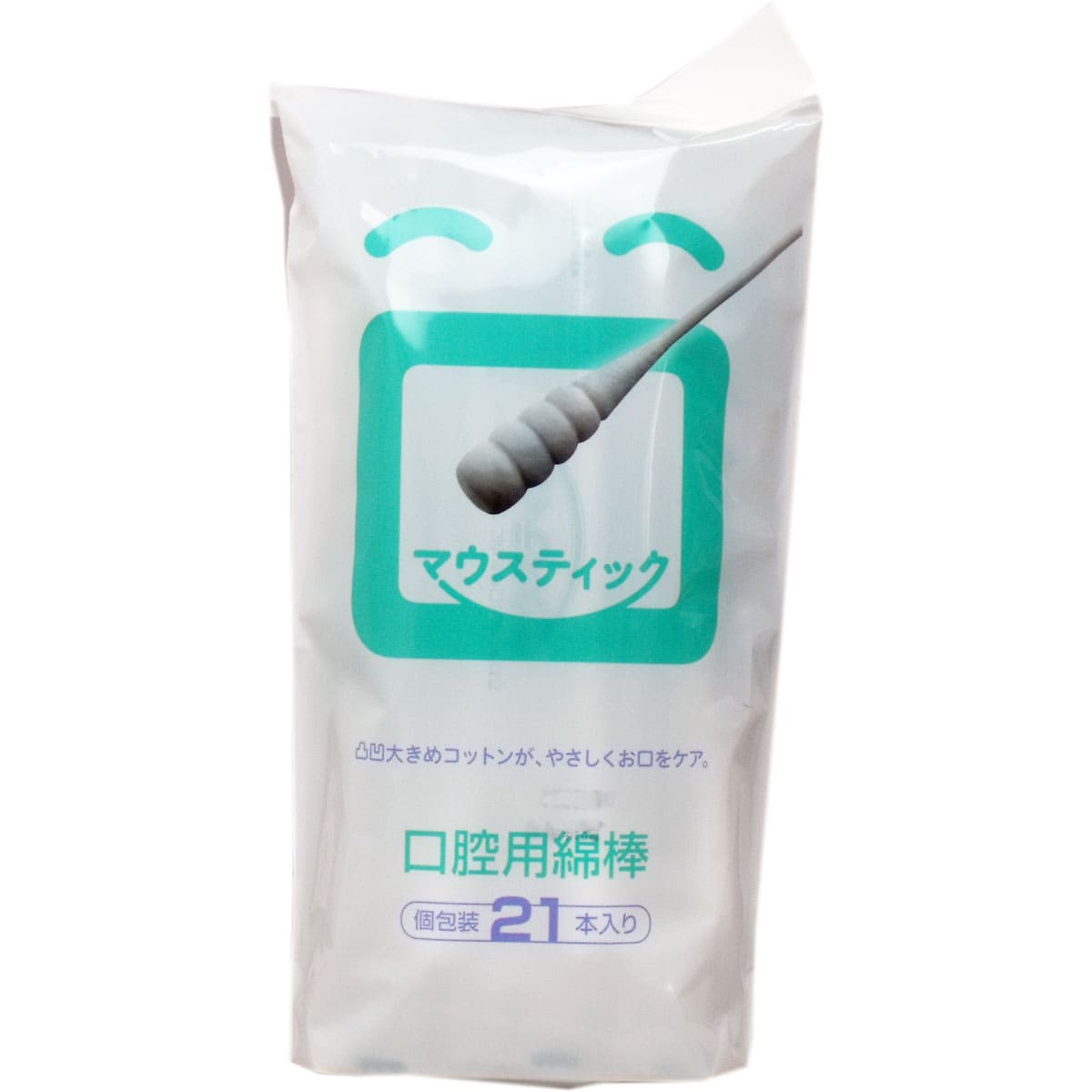 ライフ マウスティック 口腔用綿棒 個包装２１本入