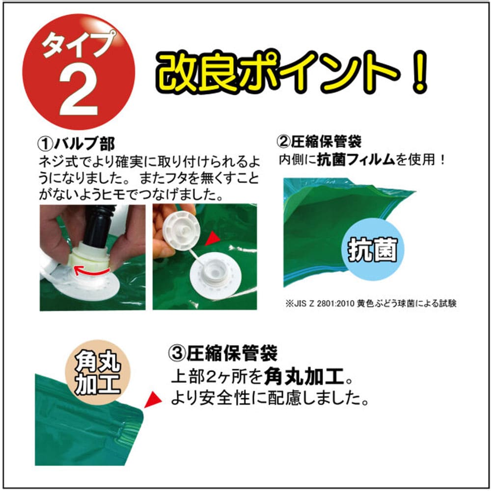 ベンリー圧縮保管袋 タイプ2 10MX2-6 10枚入