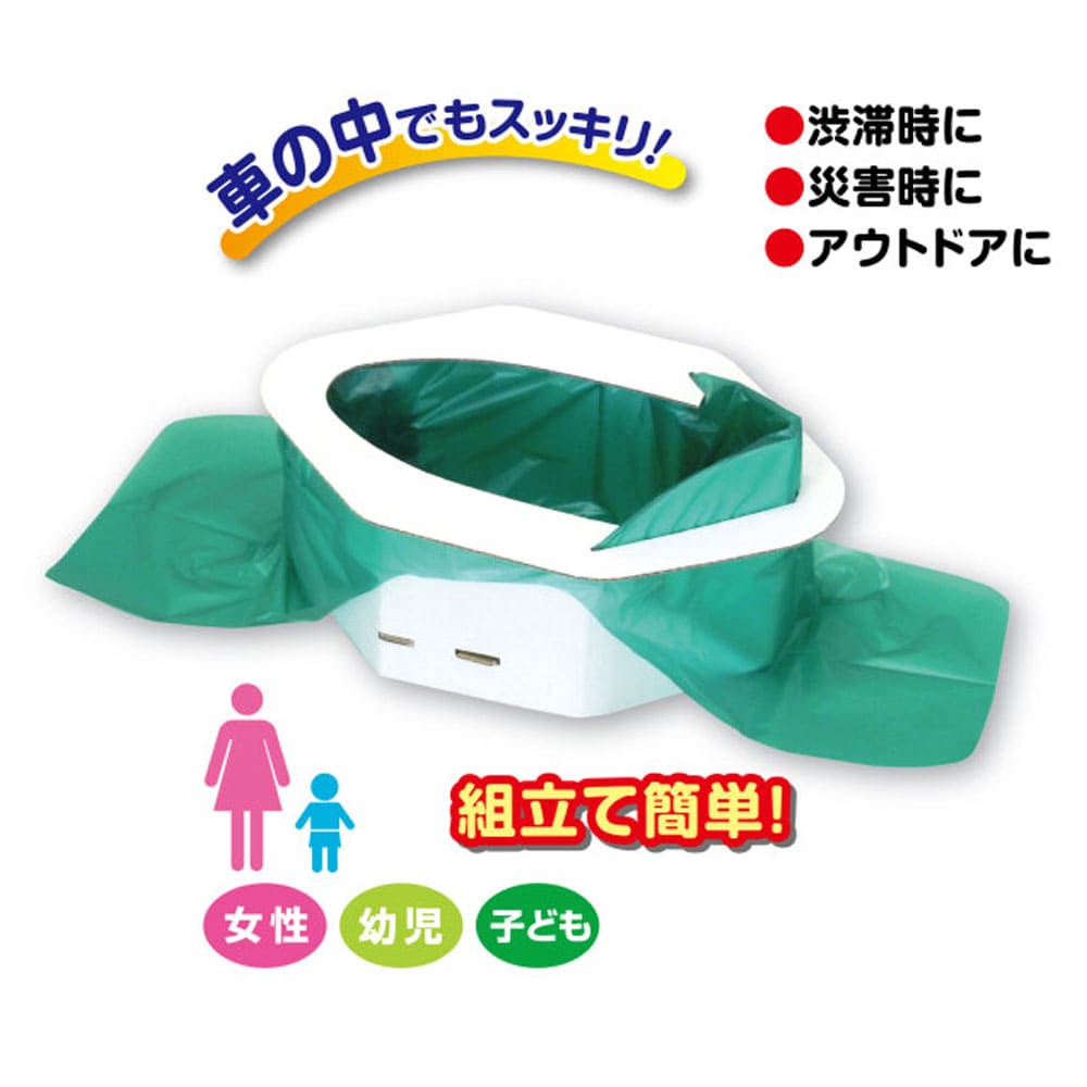 携帯簡易トイレ ミニマルちゃん2 3M2-60 3回分セット