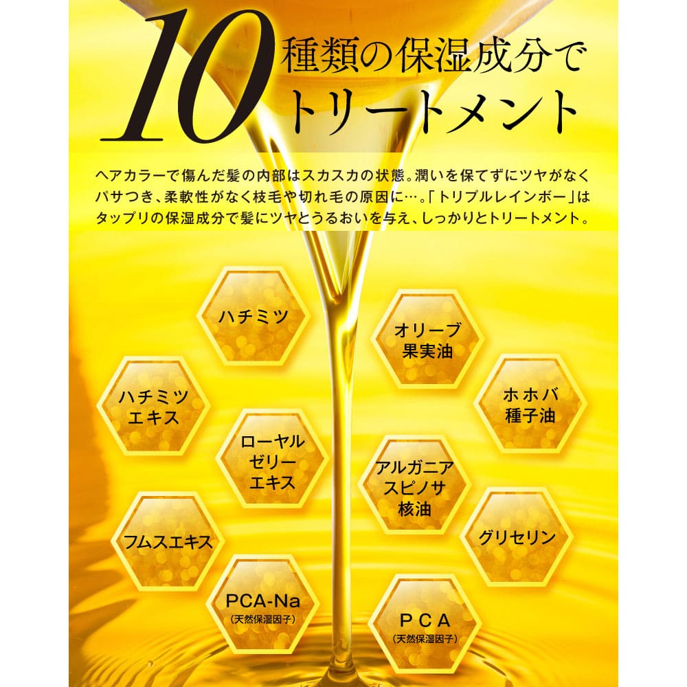 トリプルレインボー カラーシャンプー パープル 300mL