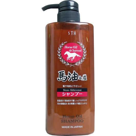 馬油＆炭シャンプー ６００ｍＬ