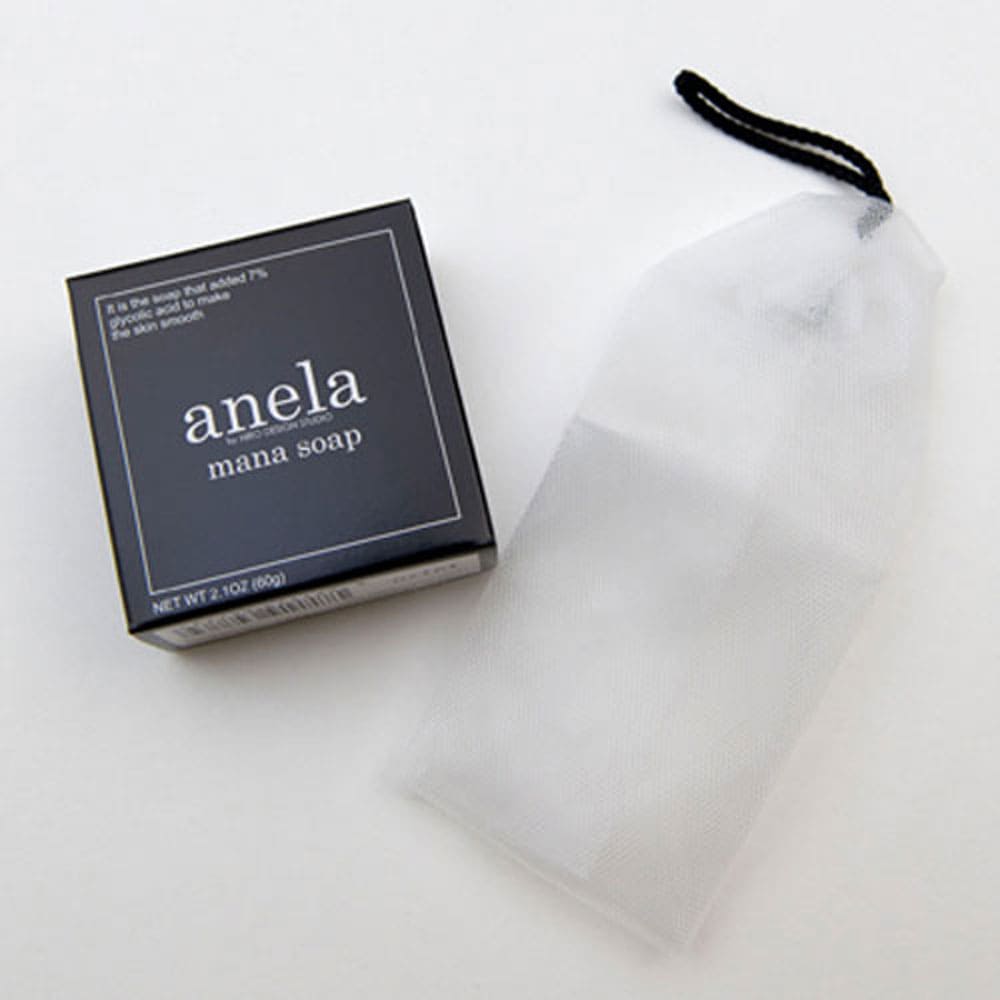 anela アネラ マナソープ(泡立てネット付き) 100g