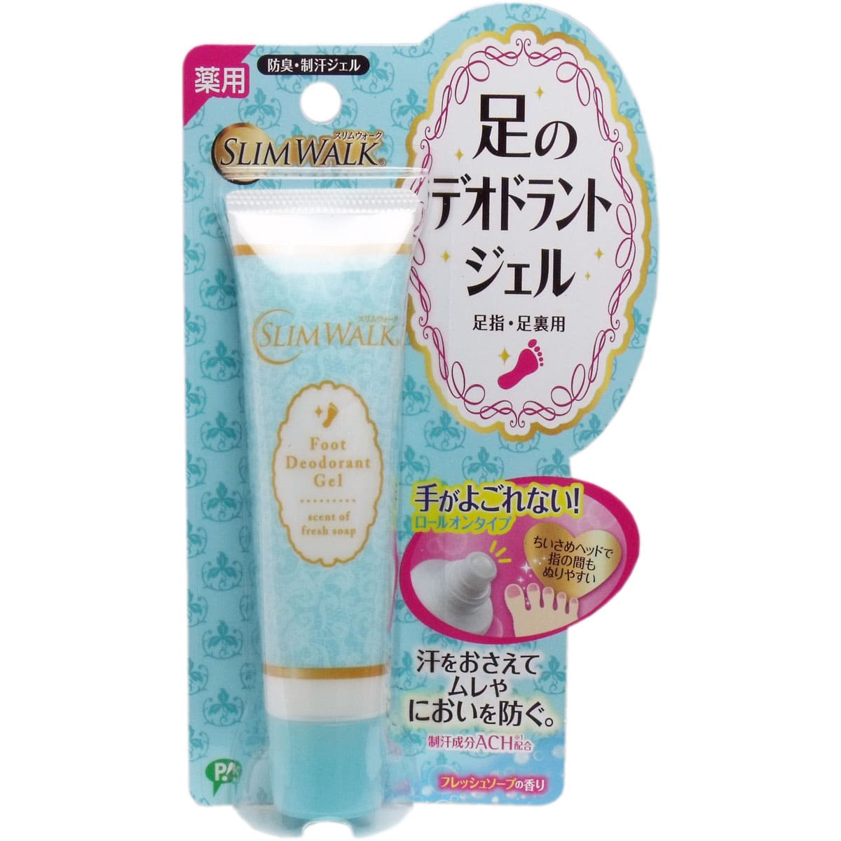 スリムウォーク 足のデオドラントジェル 足指・足裏用 フレッシュソープ ３０ｍＬ