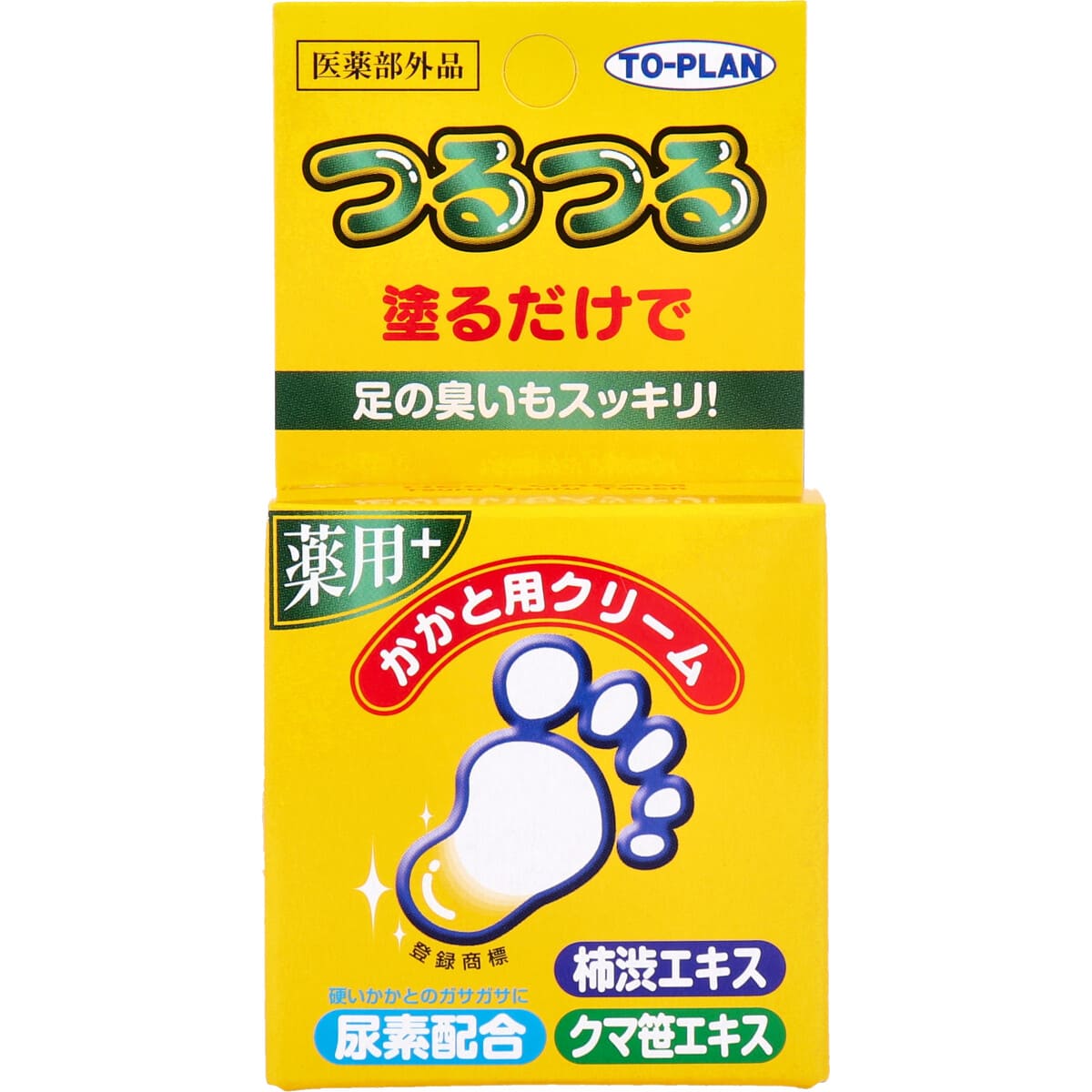 トプラン　つるつる　薬用　かかと用クリーム　３０ｇ入